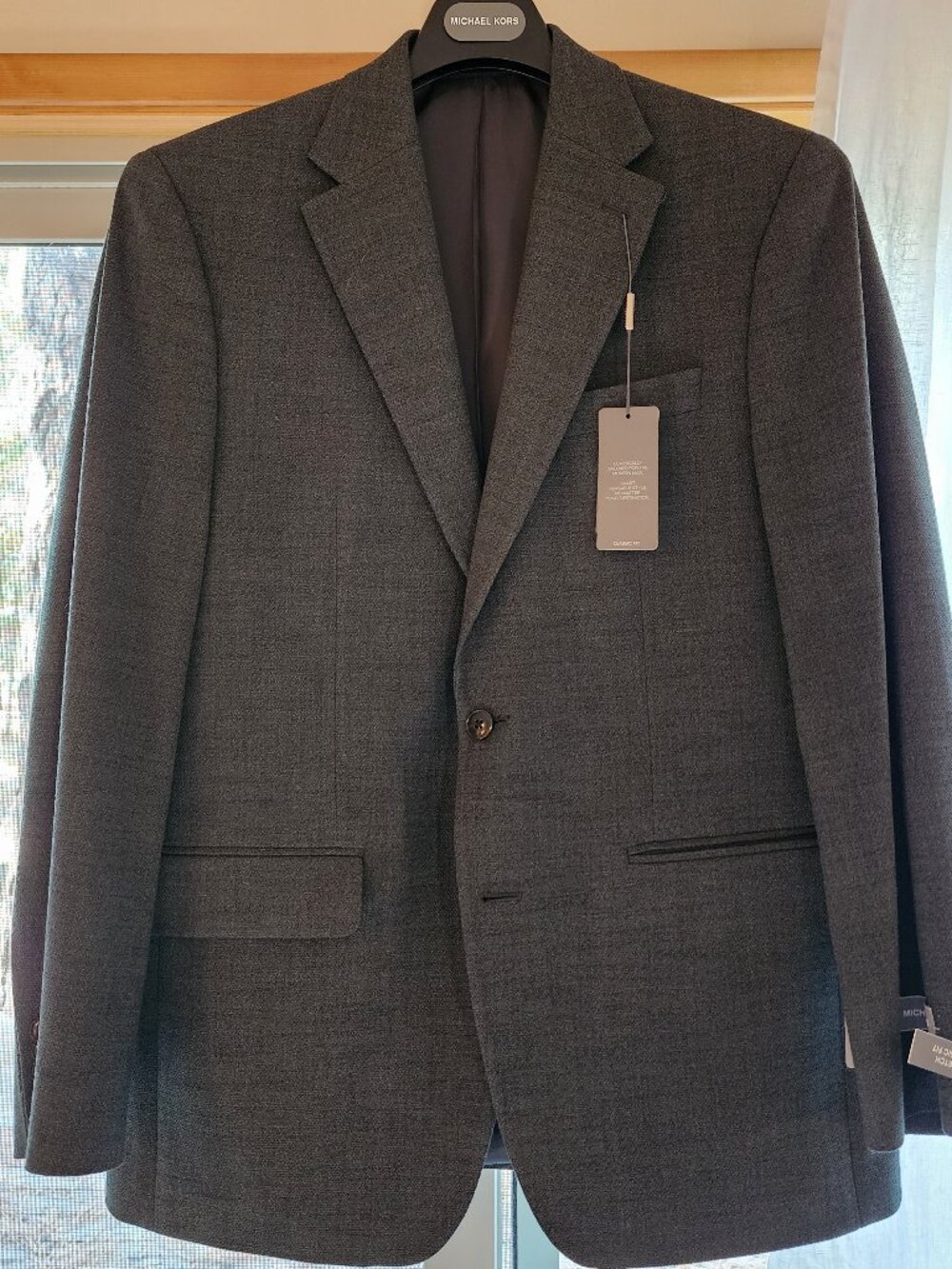 NWT Michael Kors Men’s Classic Fit Olive Stretch Sport Coat Blazer 40R